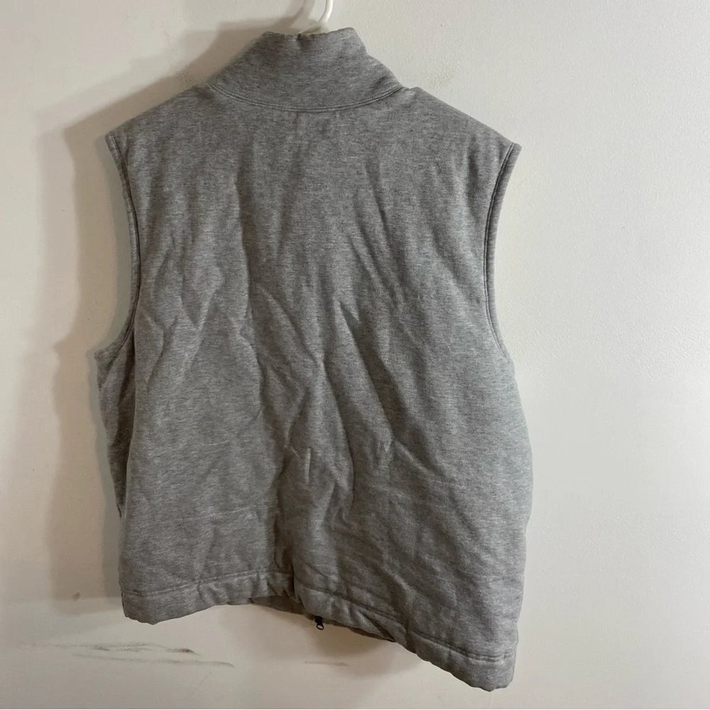 Banana Republic Gray Vest Men’s Large Jersey Full Zip